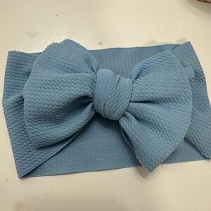 Blue Headband with Bow for Baby/Toddler